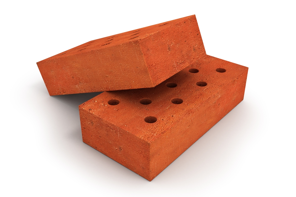 dvě oranžové cihly